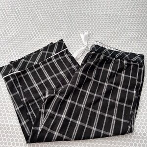 Secret Treasures Black and White Checkered Pajama Bottoms Size XL
